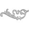Ekena Millwork 13"W x 6 1/4"H x 3/4"P Kirke Onlay, Left ONL13X06X00KI-L - alternate 4